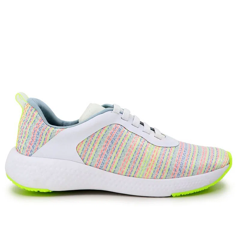 Imagem de Tênis Usaflex Casual Multicolor Tecido Detalhe Couro